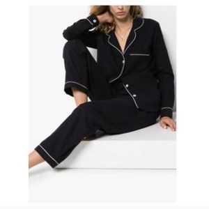 Desmond & Dempsey brushed-cotton pajama set